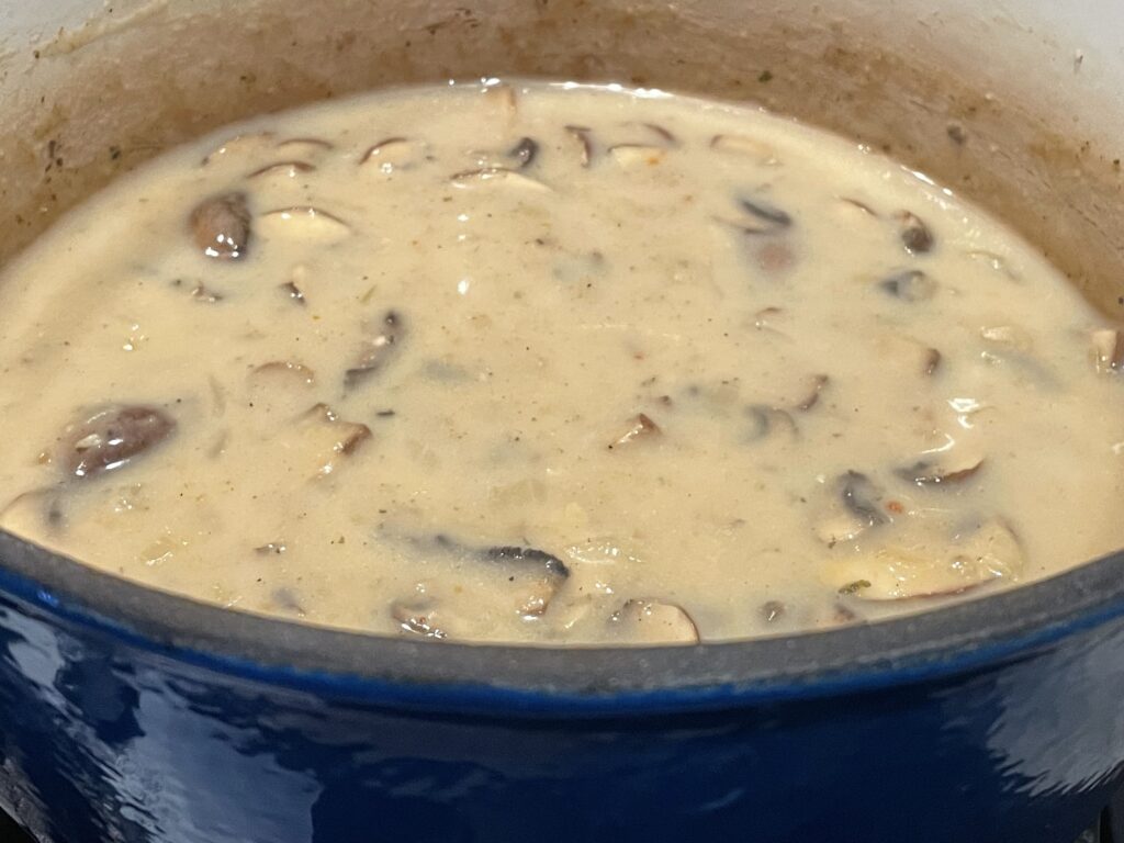 vegan mushroom soup recipe